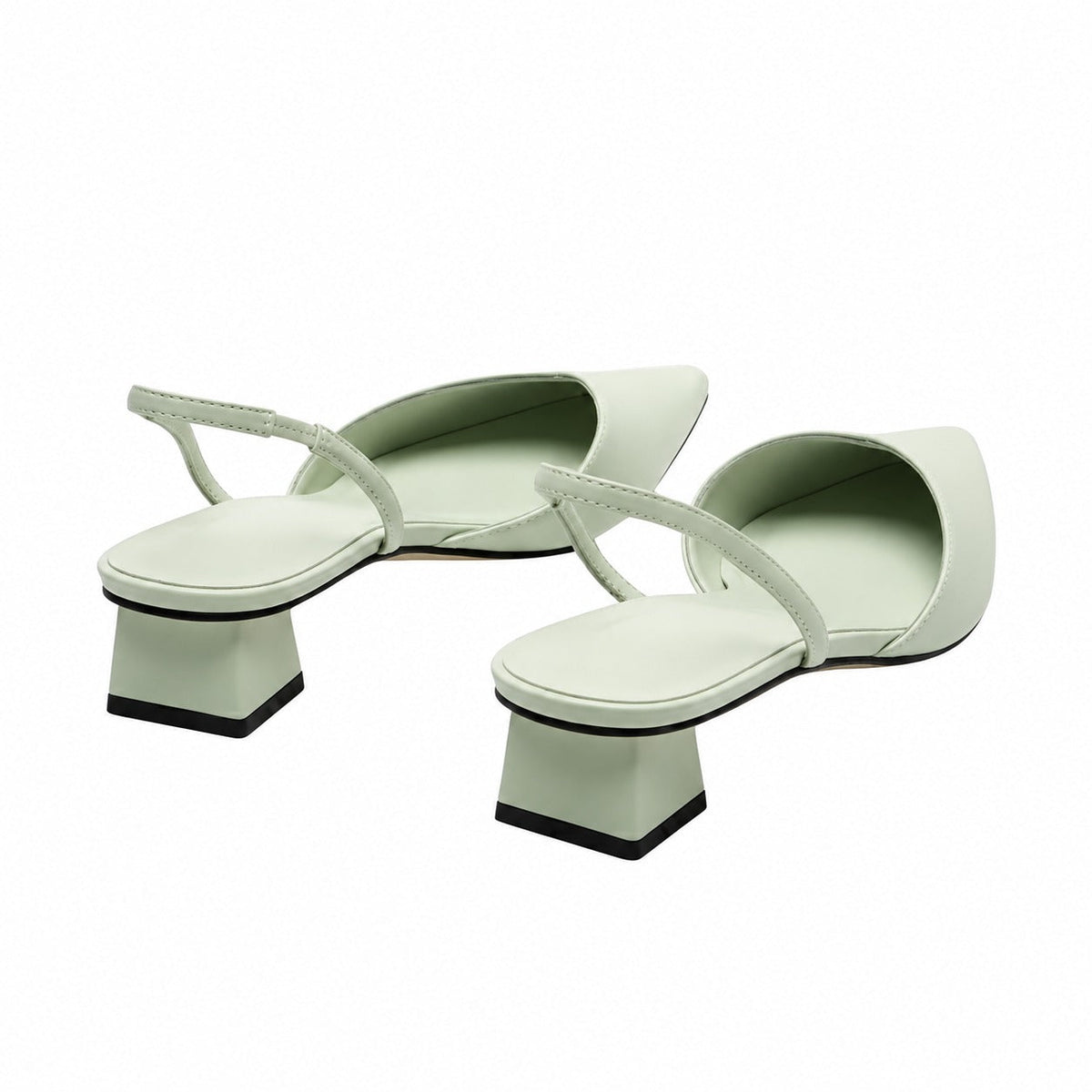 Thécla | Sandales pointues à talon carré