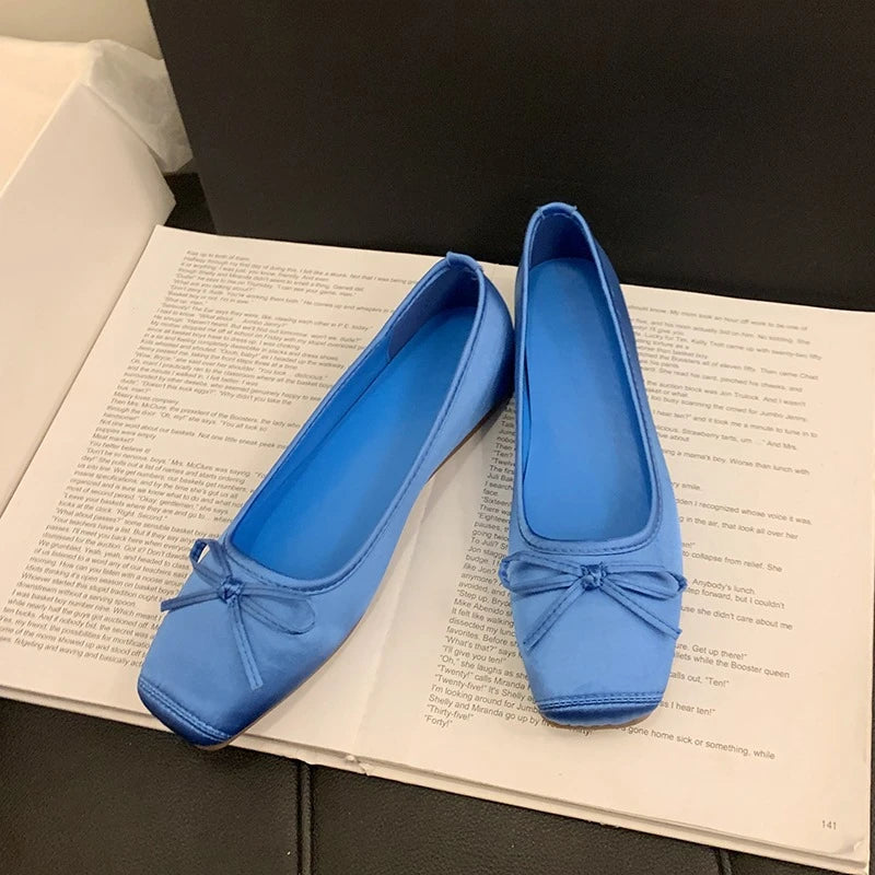 Nina | Ballerines épurées à nœud
