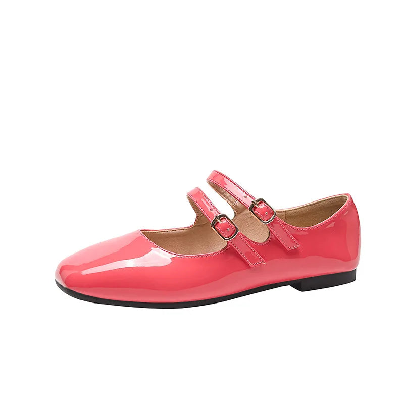 Violaine | Ballerines à bride et bout carré