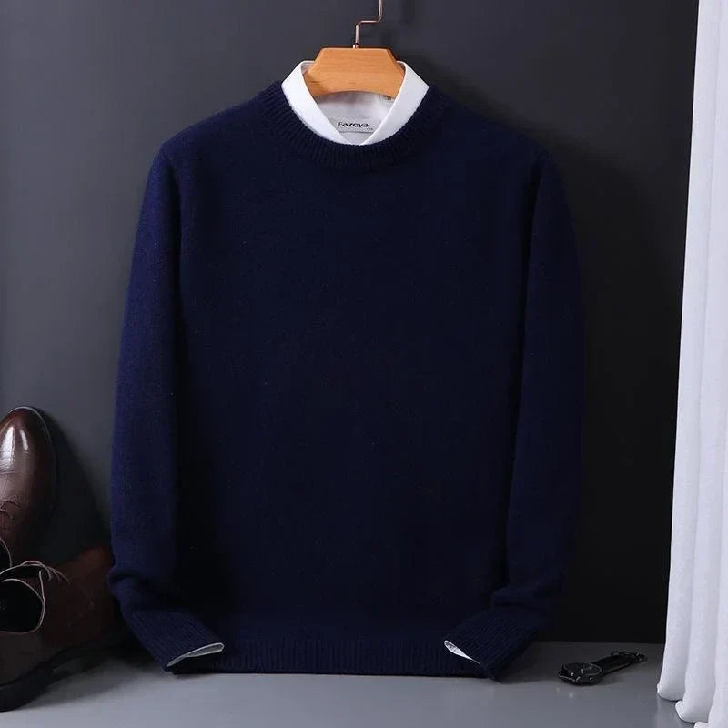 Frédéric | Pull Col Rond Maille Douce Marcel