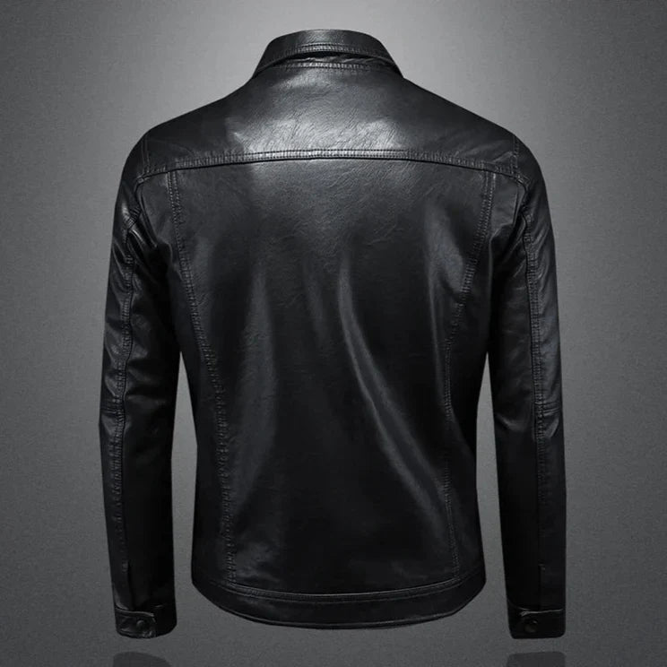Lucien | Veste en cuir ajustée