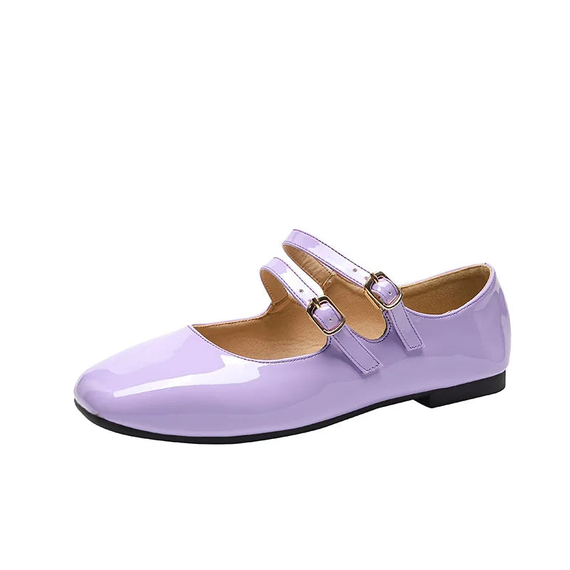 Violaine | Ballerines à bride et bout carré