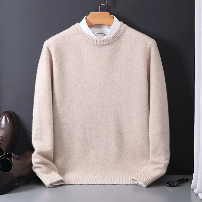 Frédéric | Pull Col Rond Maille Douce Marcel