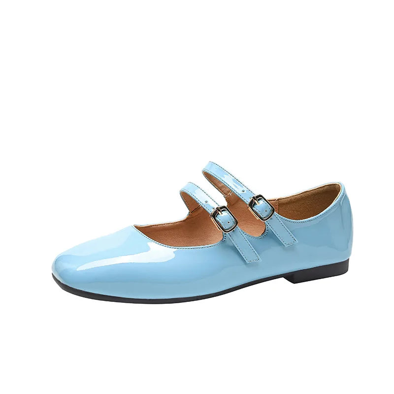Violaine | Ballerines à bride et bout carré