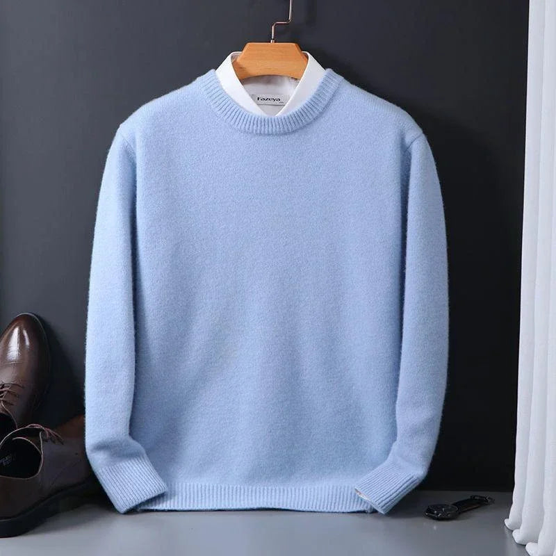 Frédéric | Pull Col Rond Maille Douce Marcel