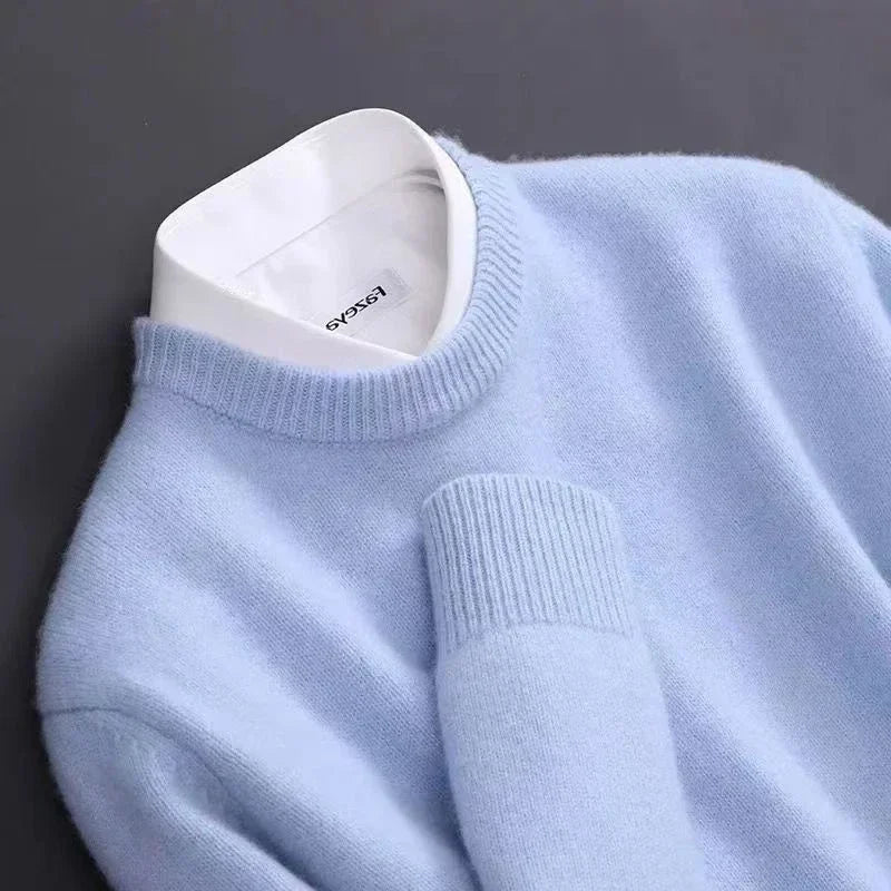 Frédéric | Pull Col Rond Maille Douce Marcel