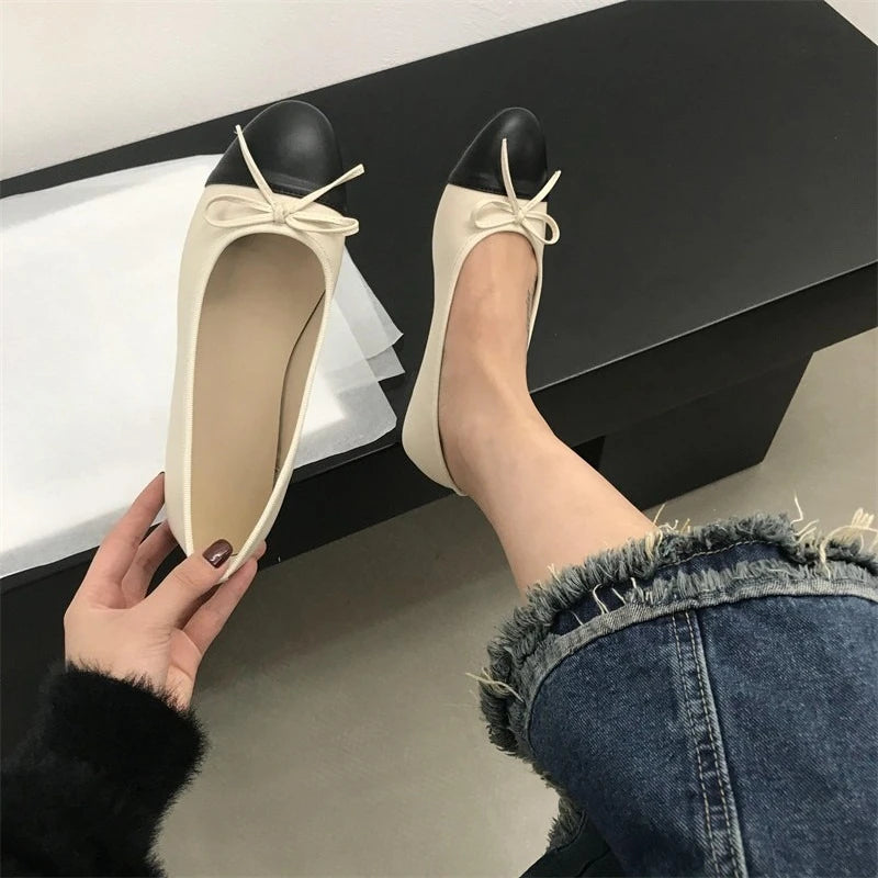 Colombe | Mocassins à nœud délicat