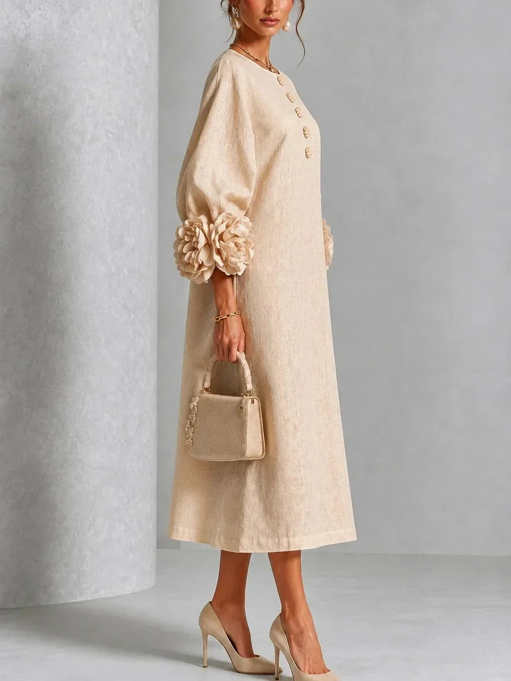 Apolline | Robe midi fleurie