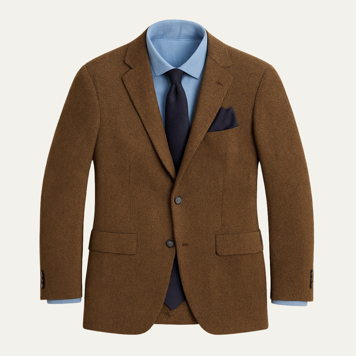 Christian | Blazer en tweed de laine