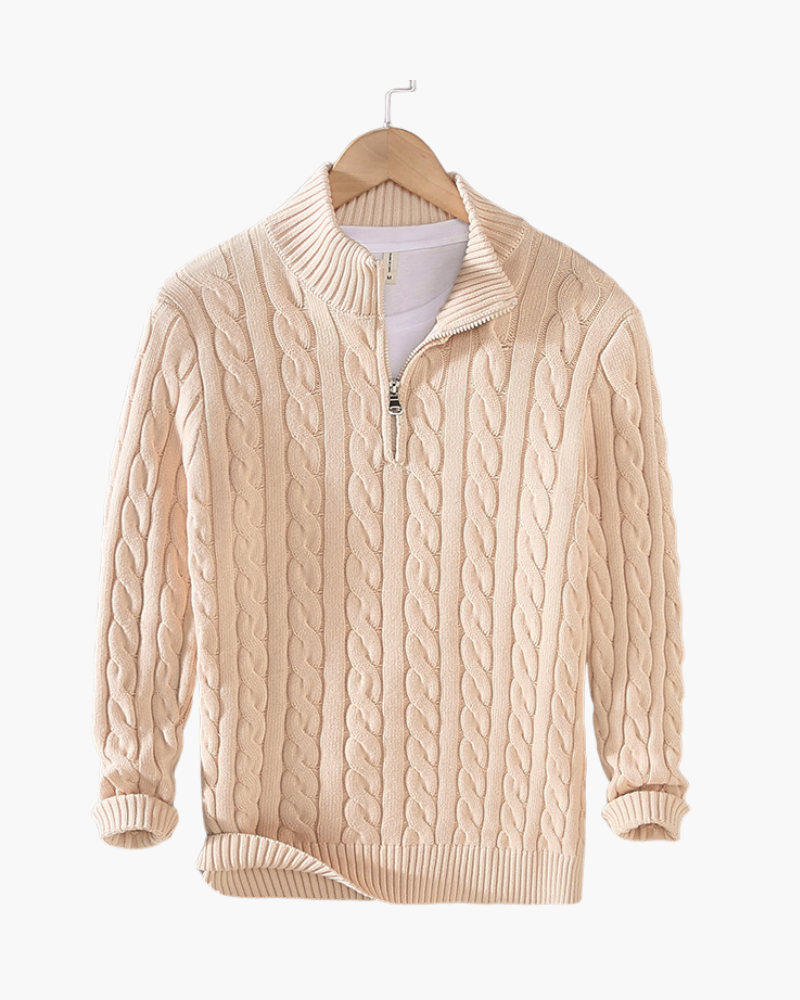 Dorian | Pull demi-zip en coton