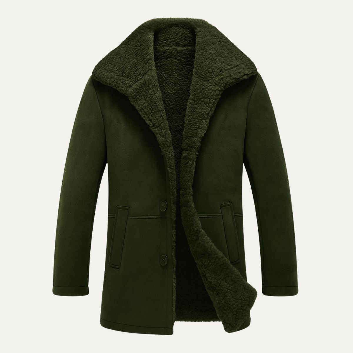 Aubin | Manteau à col shearling