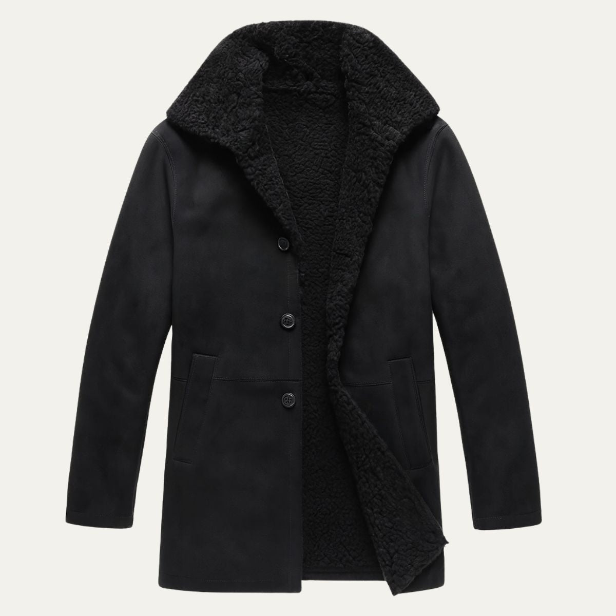 Aubin | Manteau à col shearling