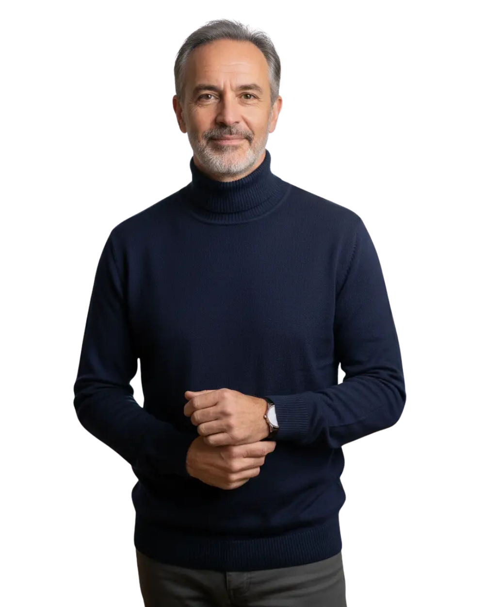 Bernard | Pull en maille à col roulé pour homme