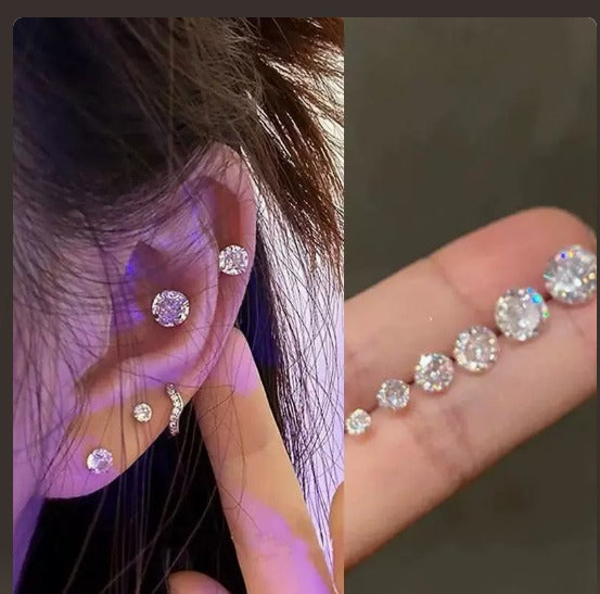 Casilda - Élégantes boucles d’oreilles à clip en or blanc