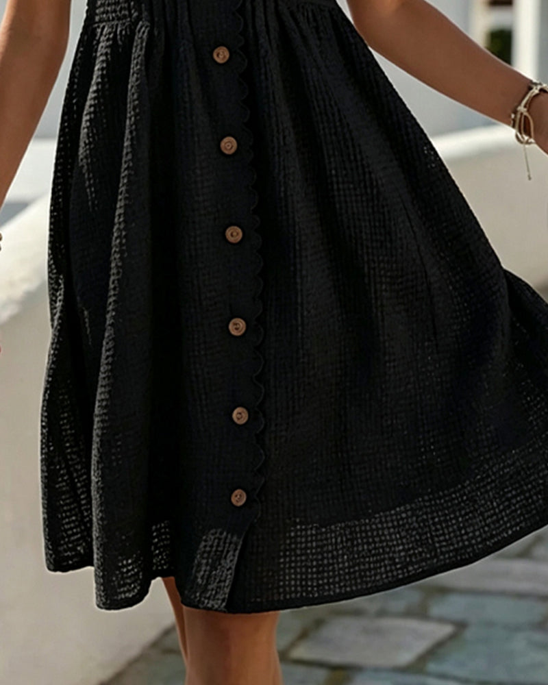 Deneke | Robe midi à manches ballon