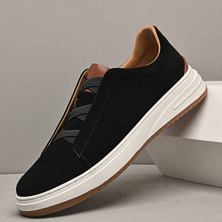 Hugo | Chaussures sans lacets en daim pour homme