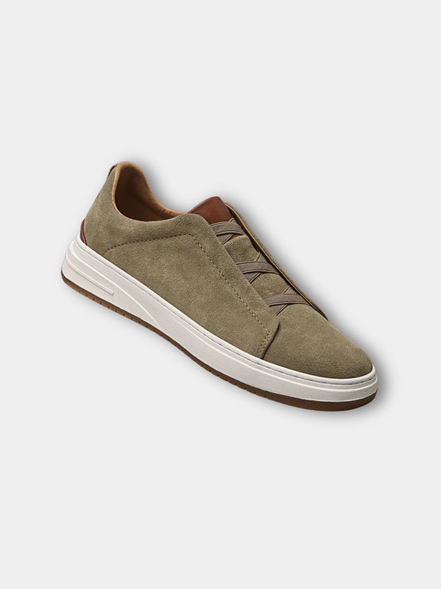 Hugo | Chaussures sans lacets en daim pour homme