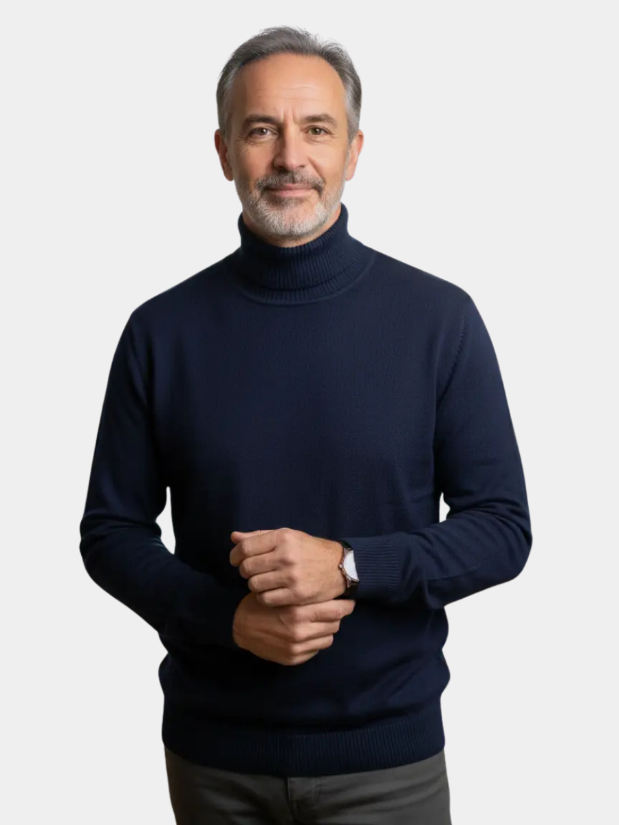 Bernard | Pull en maille à col roulé pour homme