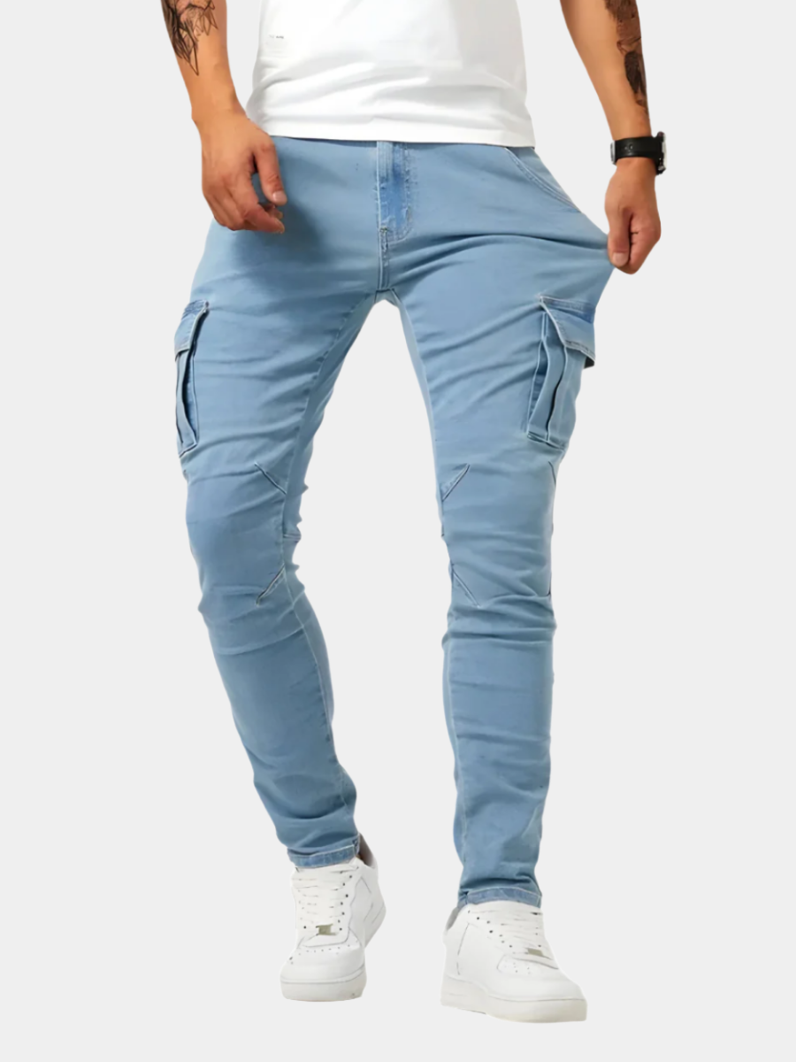 Hervé | Pantalon cargo stretch