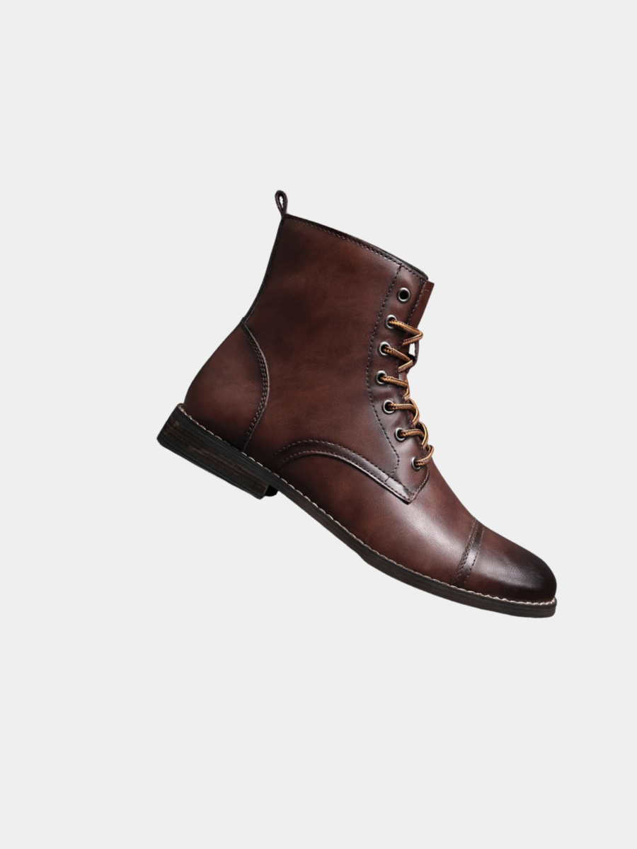 Lucas | Bottes de ville brunies pour homme