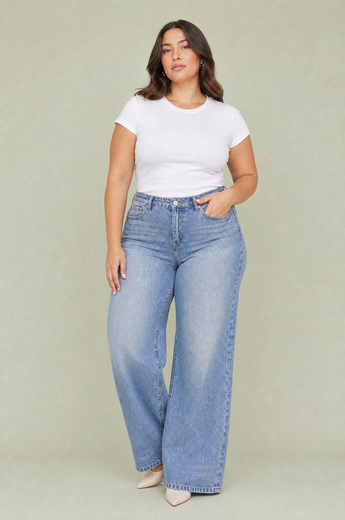 Ida | Jean ample jambes droites