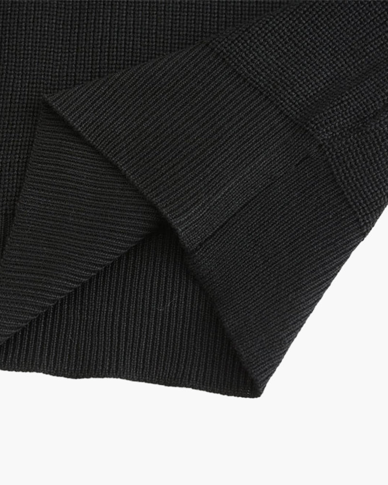 Denis | Pull en maille col zippé