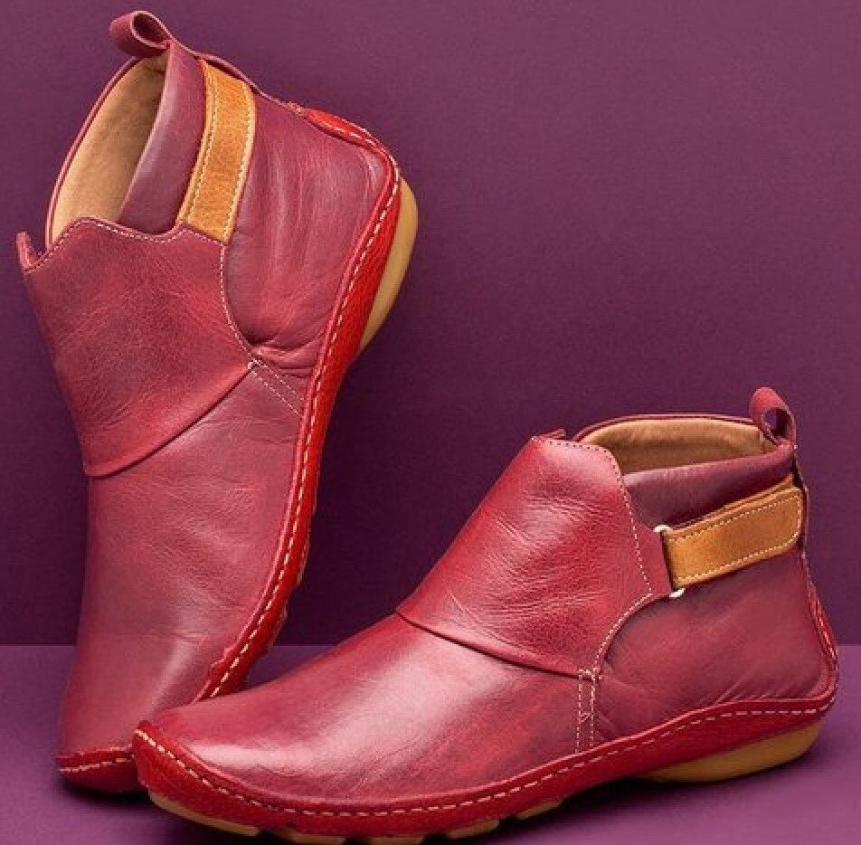 Pétronille | Bottines en cuir à sangle