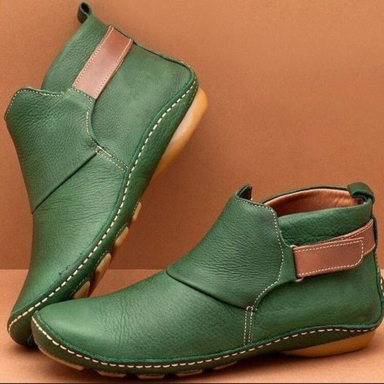 Pétronille | Bottines en cuir à sangle
