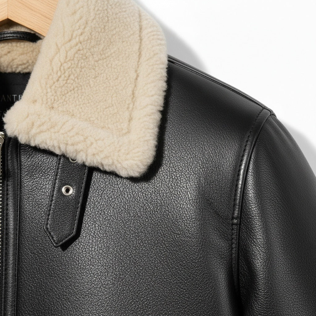 Blaise | Blouson aviateur col boucle