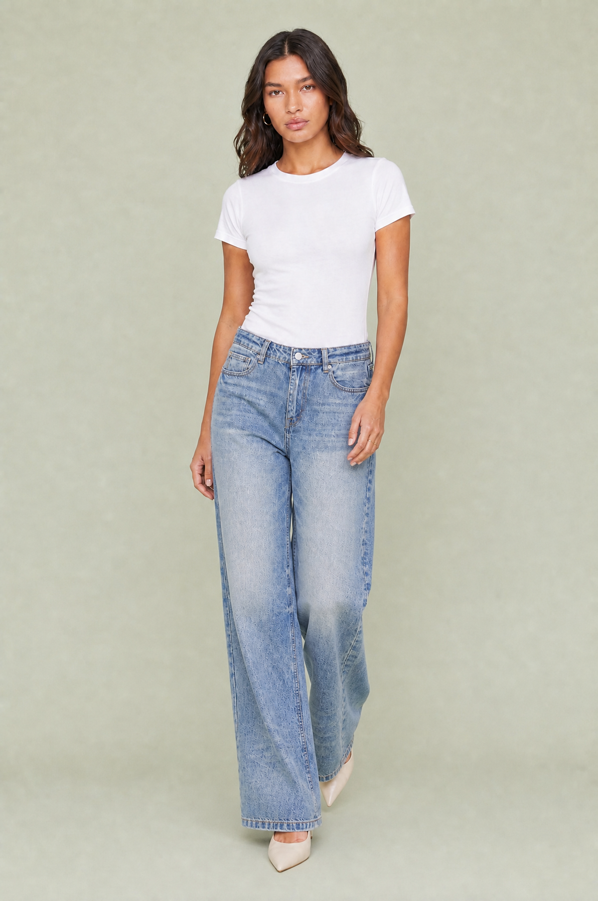 Ida | Jean ample jambes droites