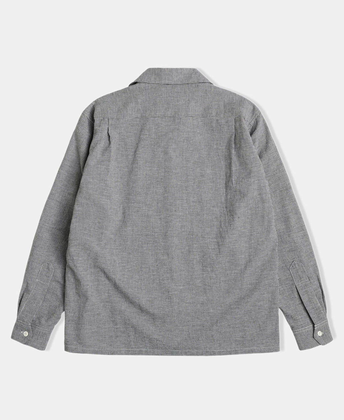 Edmond | Chemise pied-de-poule coton et lin