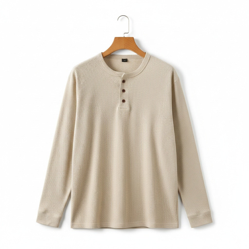 Godefroy | Henley en jersey texturé