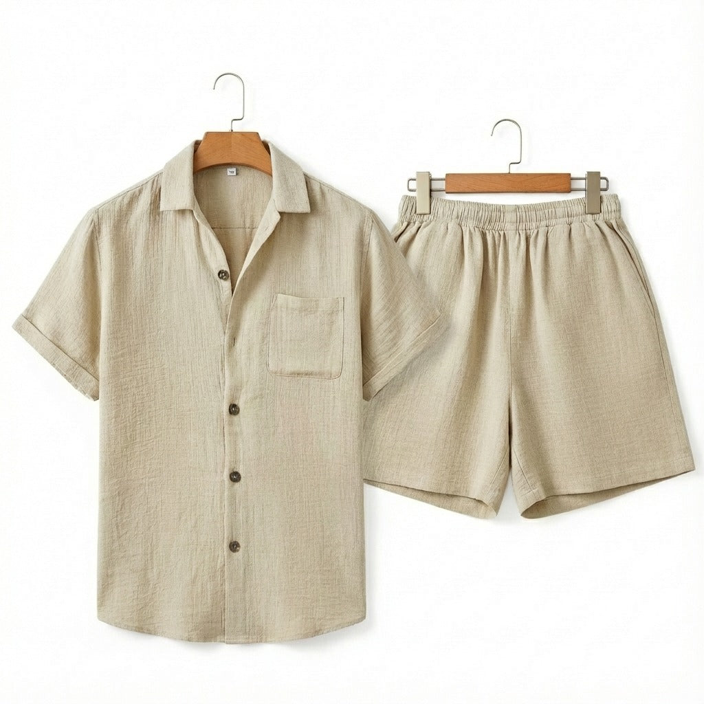 Léonce | Chemise cubaine et short court