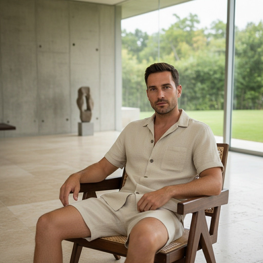 Léonce | Chemise cubaine et short court