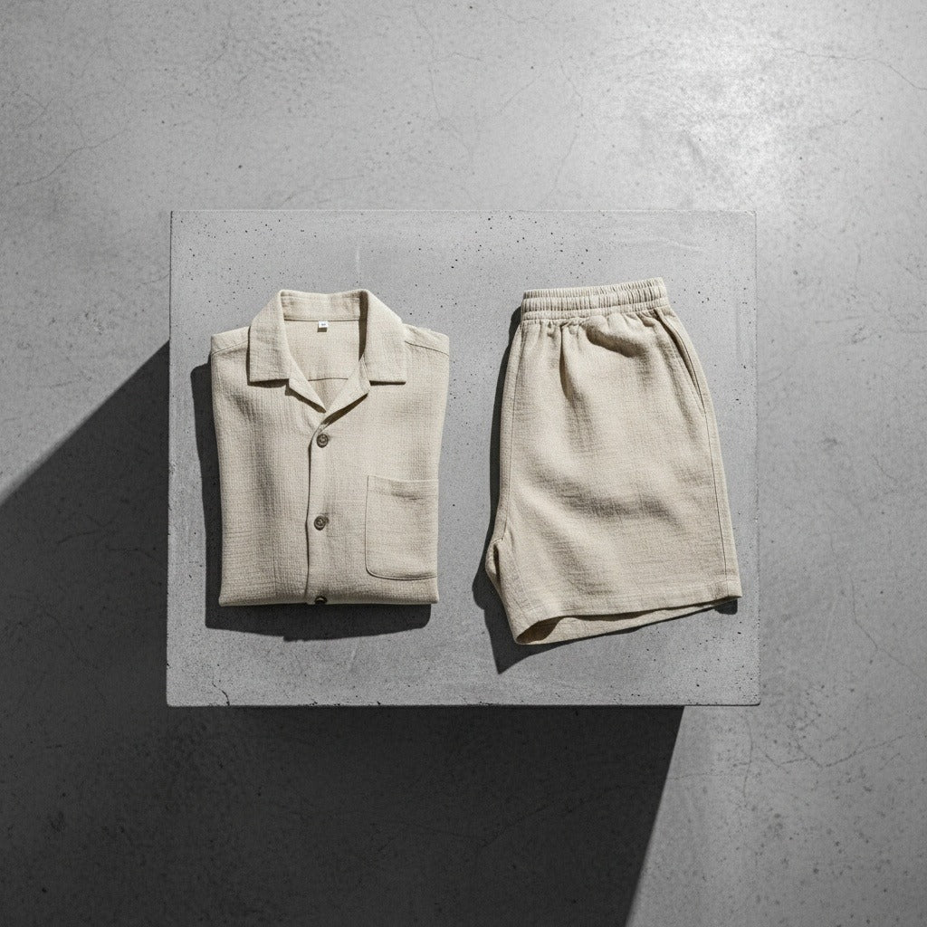 Léonce | Chemise cubaine et short court
