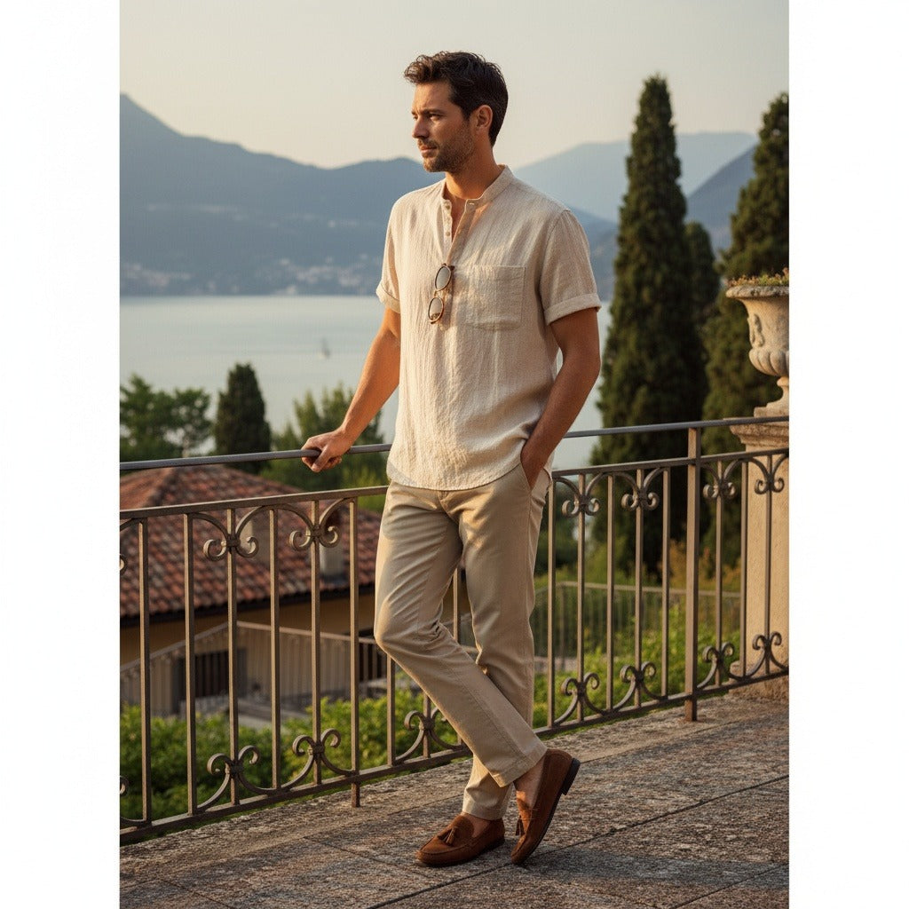 Gilbert | T-shirt en jersey de lin