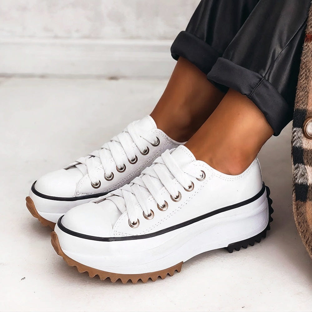 Madeleine | Chaussures à plateau Blanc