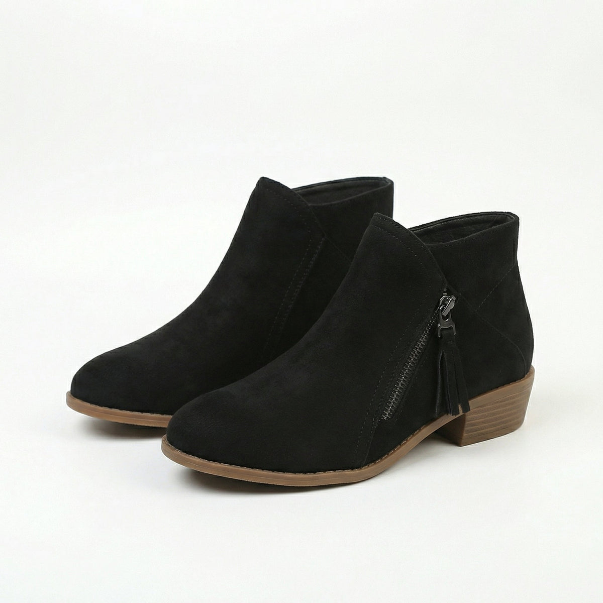 Priscille | Bottines à tirette frangée