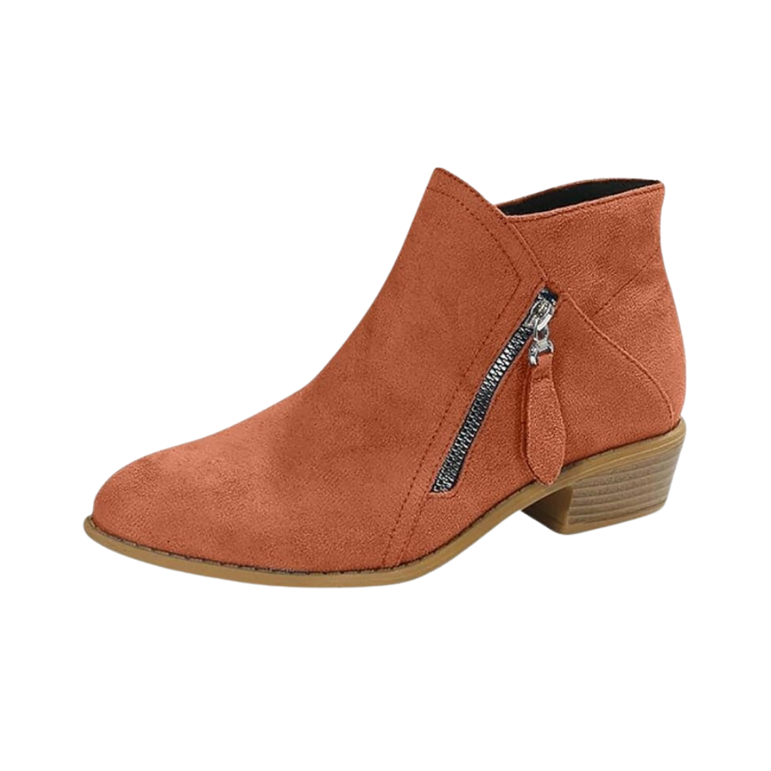 Priscille | Bottines à tirette frangée