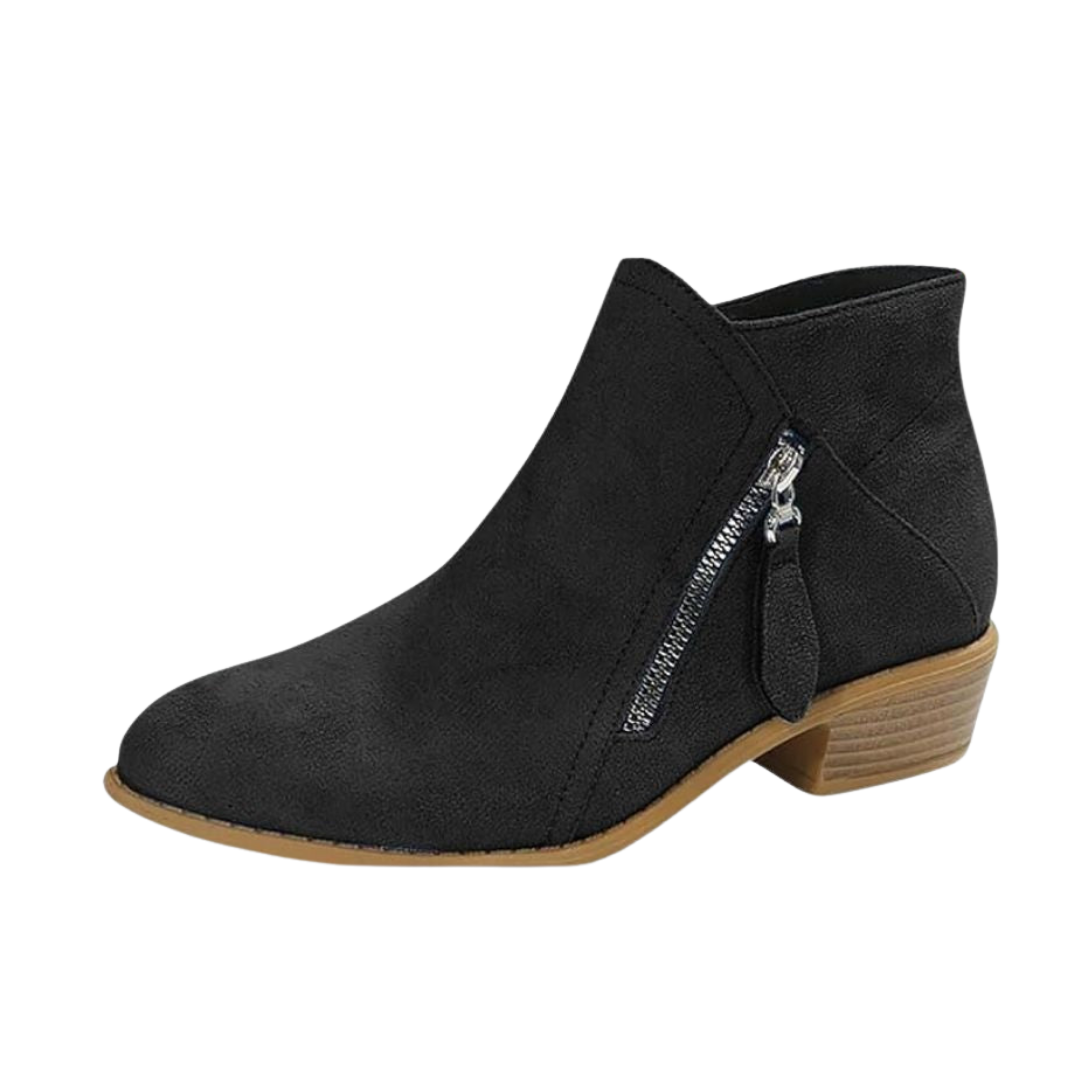 Priscille | Bottines à tirette frangée