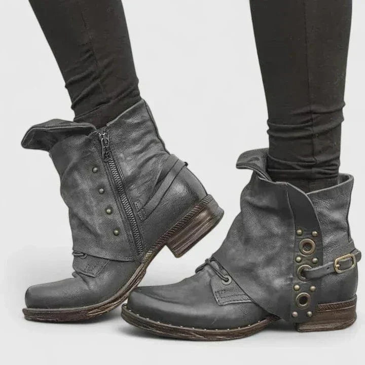 Pernelle | Bottines en cuir vieilli