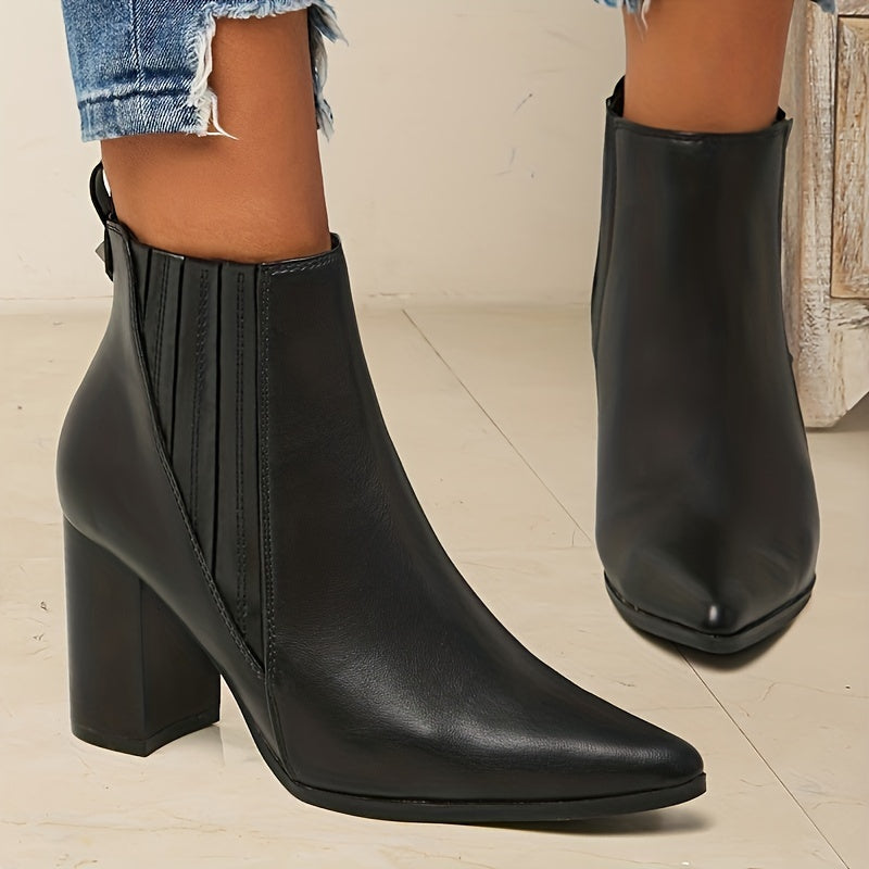 Prisca | Bottines à talon carré