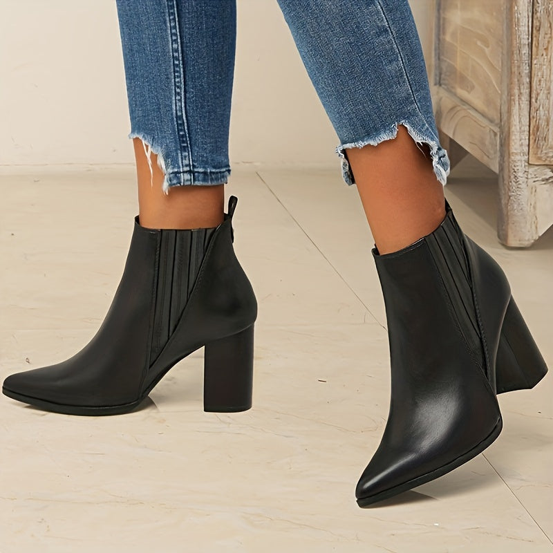 Prisca | Bottines à talon carré
