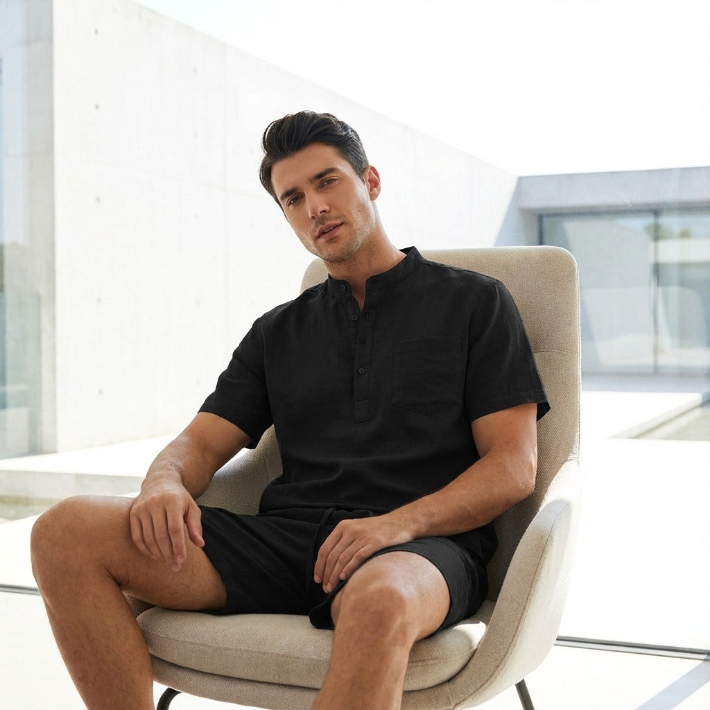 Lothaire | Chemisette et short en lin