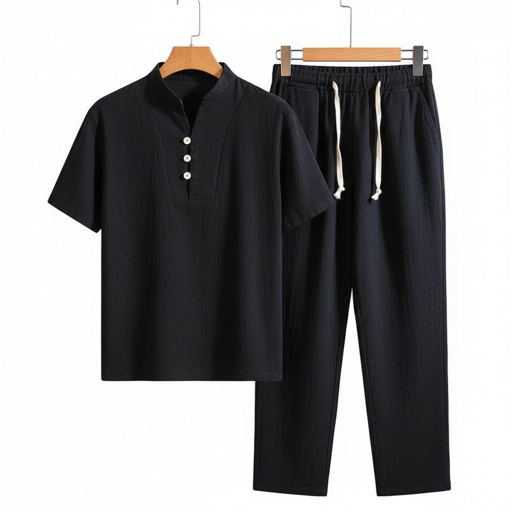 Lubin | Ensemble pantalon lin et coton