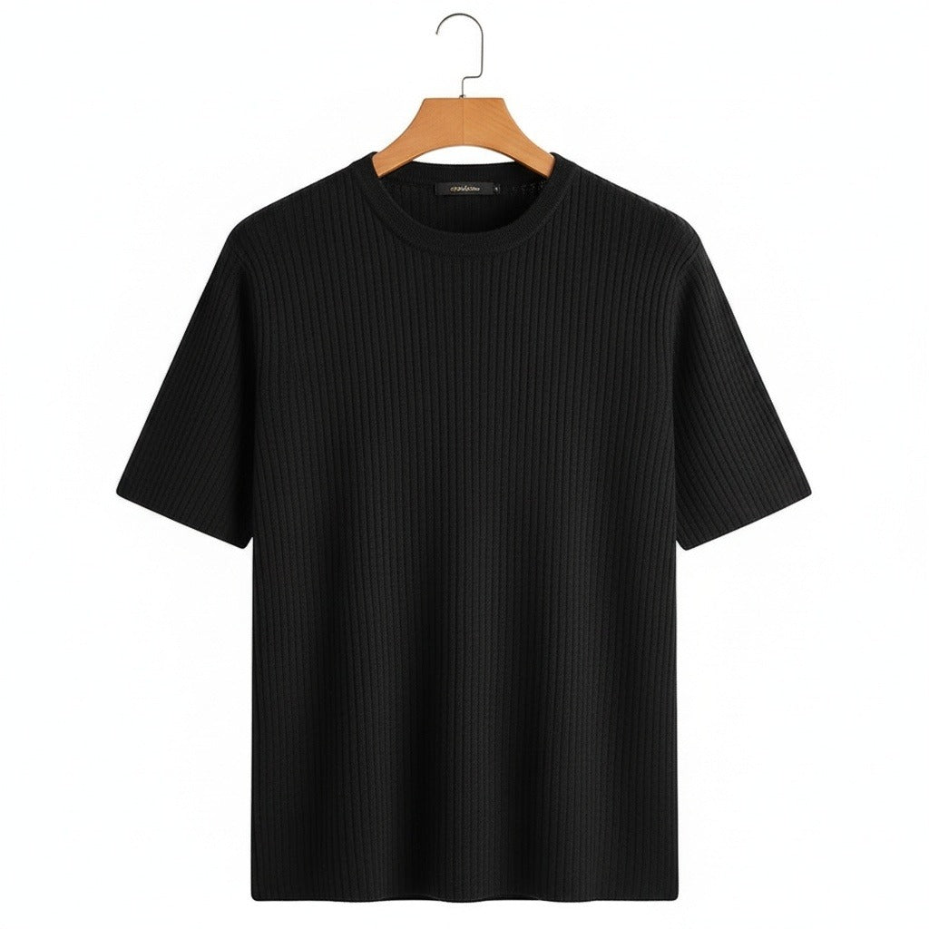 Gaston | T-shirt côtelé légèrement extensible
