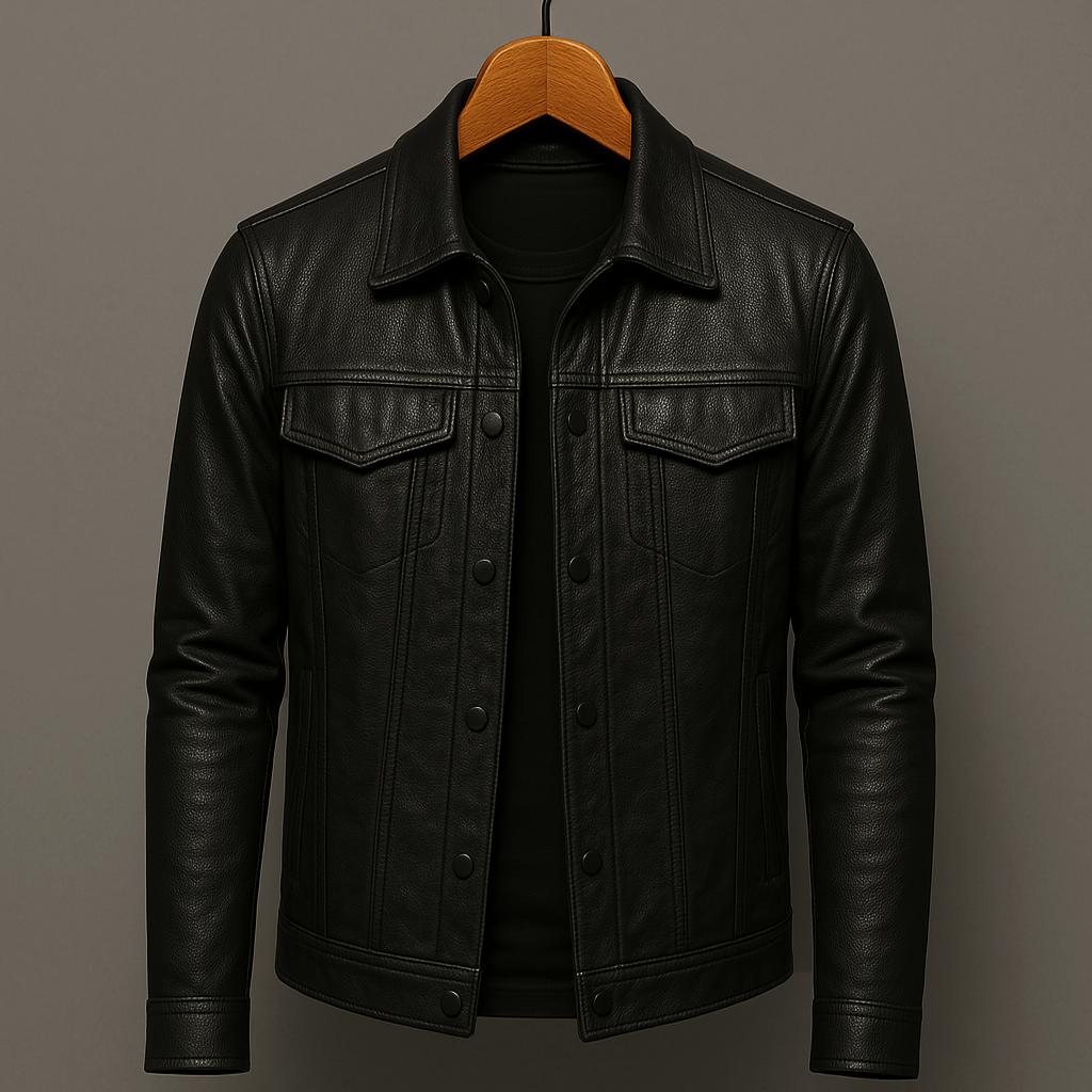 Lucien | Veste en cuir ajustée
