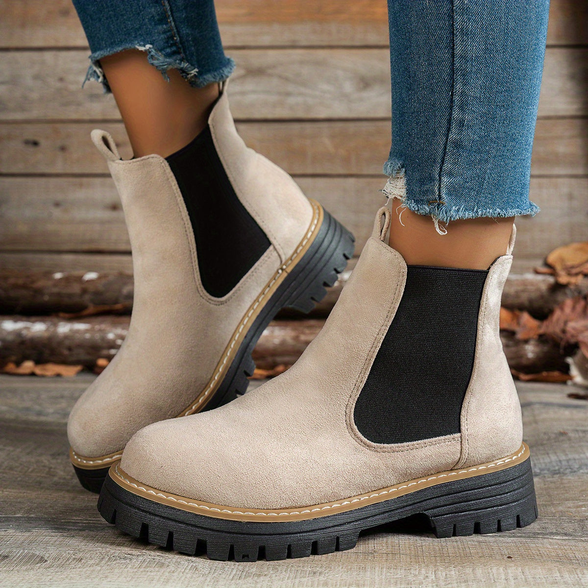 Pénélope | Bottines chelsea à plateforme