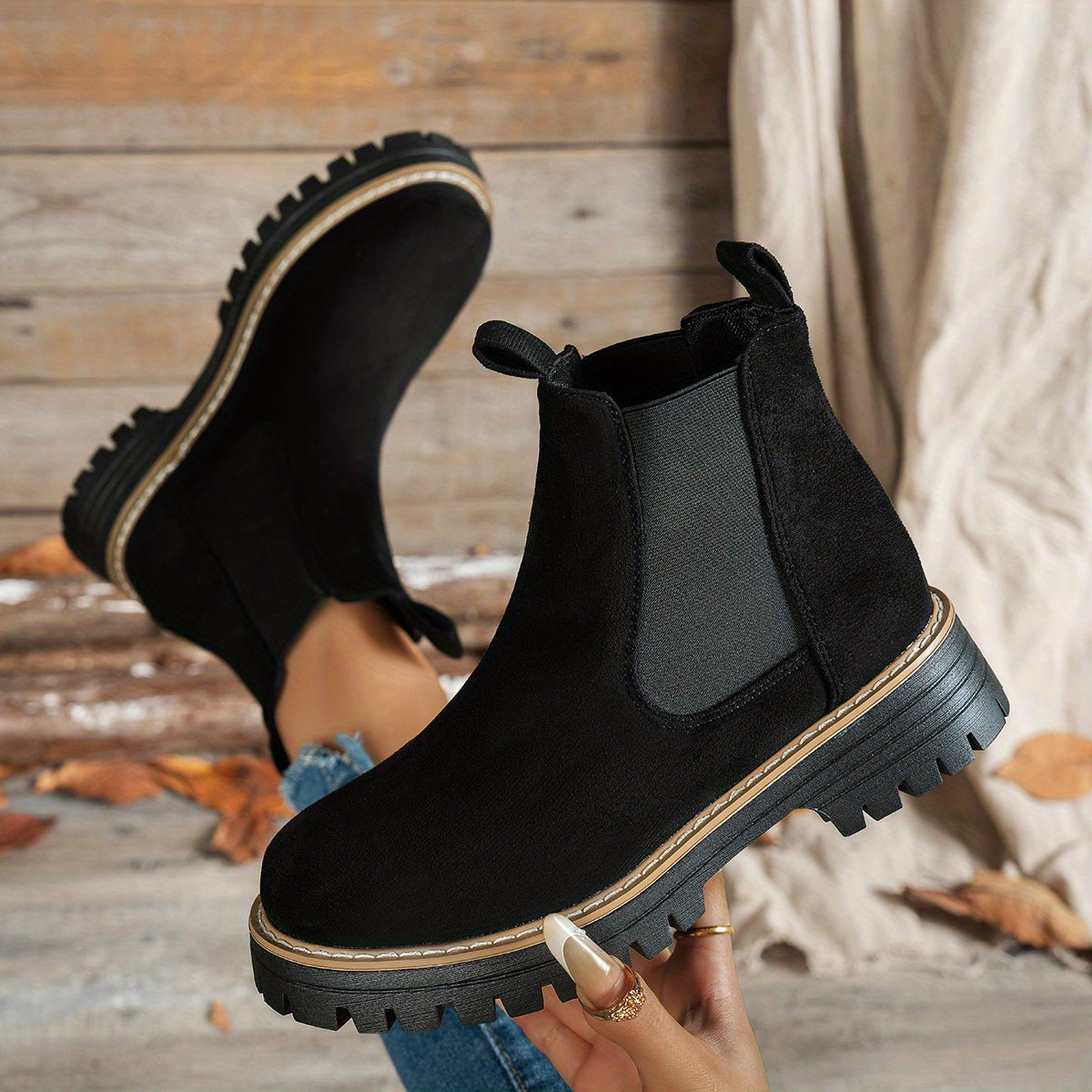 Pénélope | Bottines chelsea à plateforme