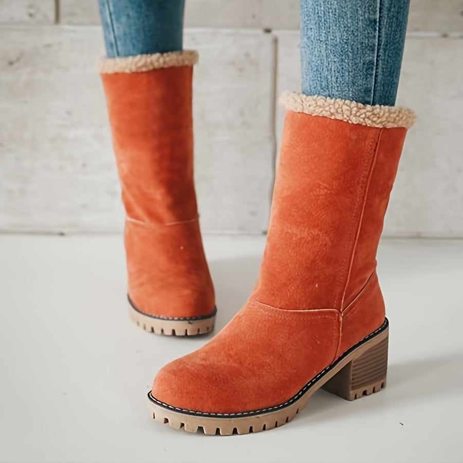 Philippa | Bottines doublées à talon bloc